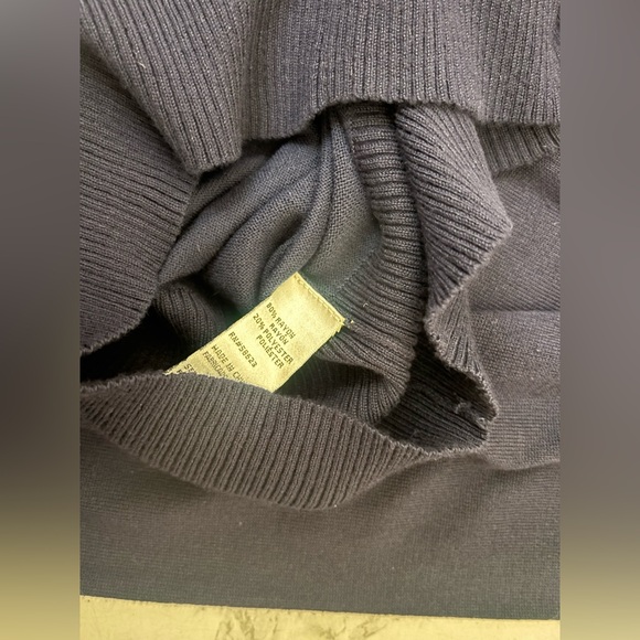 Carol Rose Women's Long Sleeve Button Down Top Sz PM Blue Petite Blouse - Picture 5 of 5